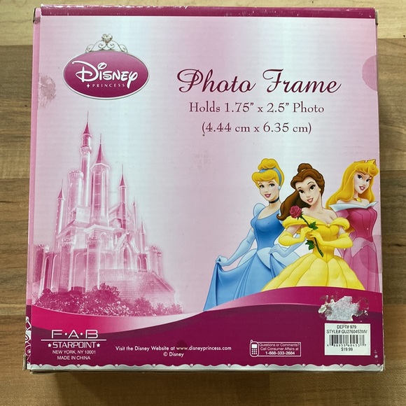 Disney Princess Pink Castle Photo Frame NEW, UNOPENED by FAB Starpoint - Picture 2 of 2